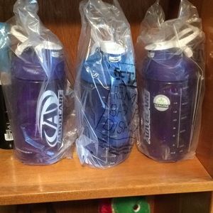 Set of three blender bottles